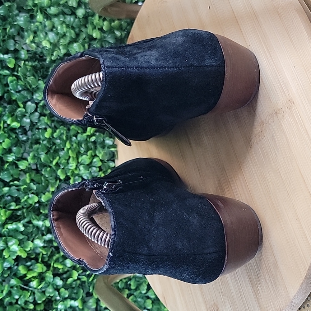 Sam Edelman Womens Petty Suede Ankle Booties Black Size 7M - Picture 6 of 9